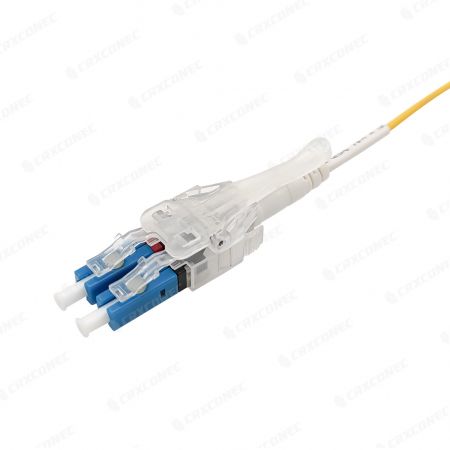 Cabo de conexão de fibra LC para LC de troca de polaridade de 3 segundos HD SM UPC - Para aplicações de alta densidade com extrator de trava longa SM UPC LC Cabos de fibra
